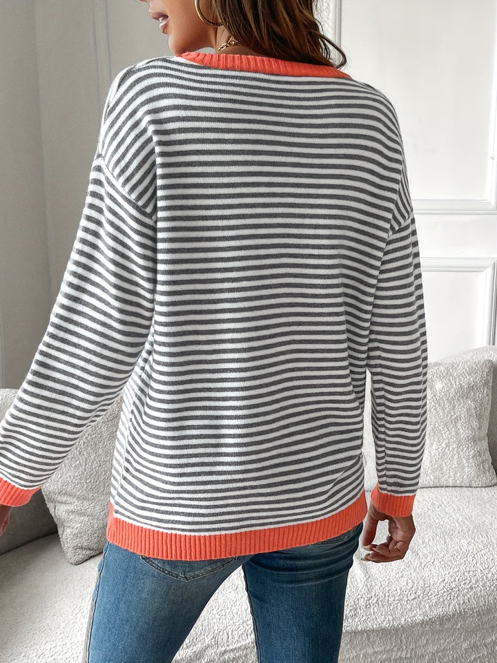Elaina – Modern Striped Knit