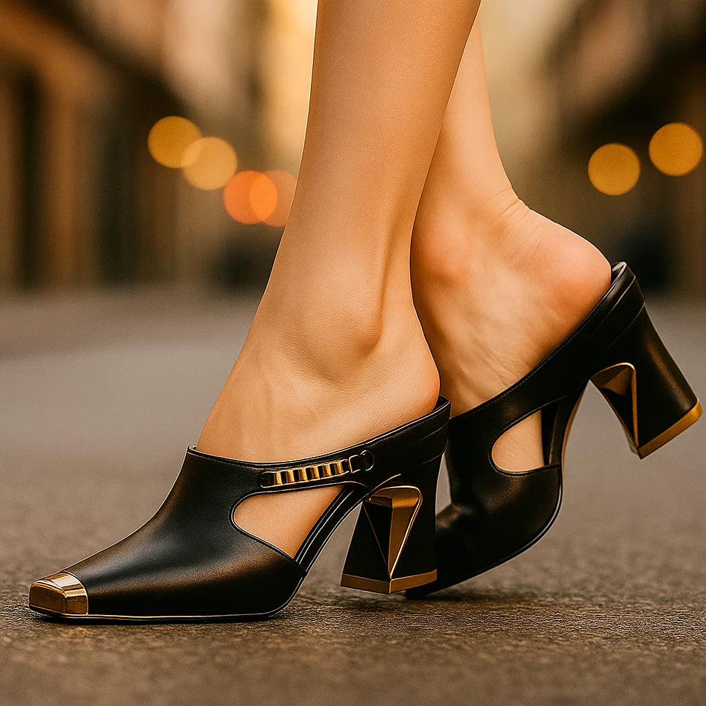 Liora – Classic Mid-Heel Pumps