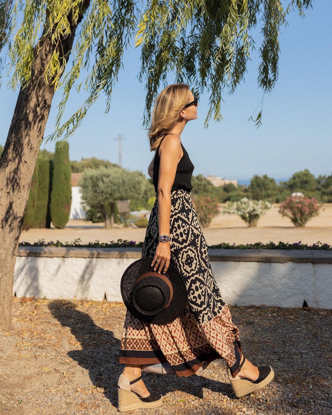 Sierra™ — Flowy Boho Maxi Skirt