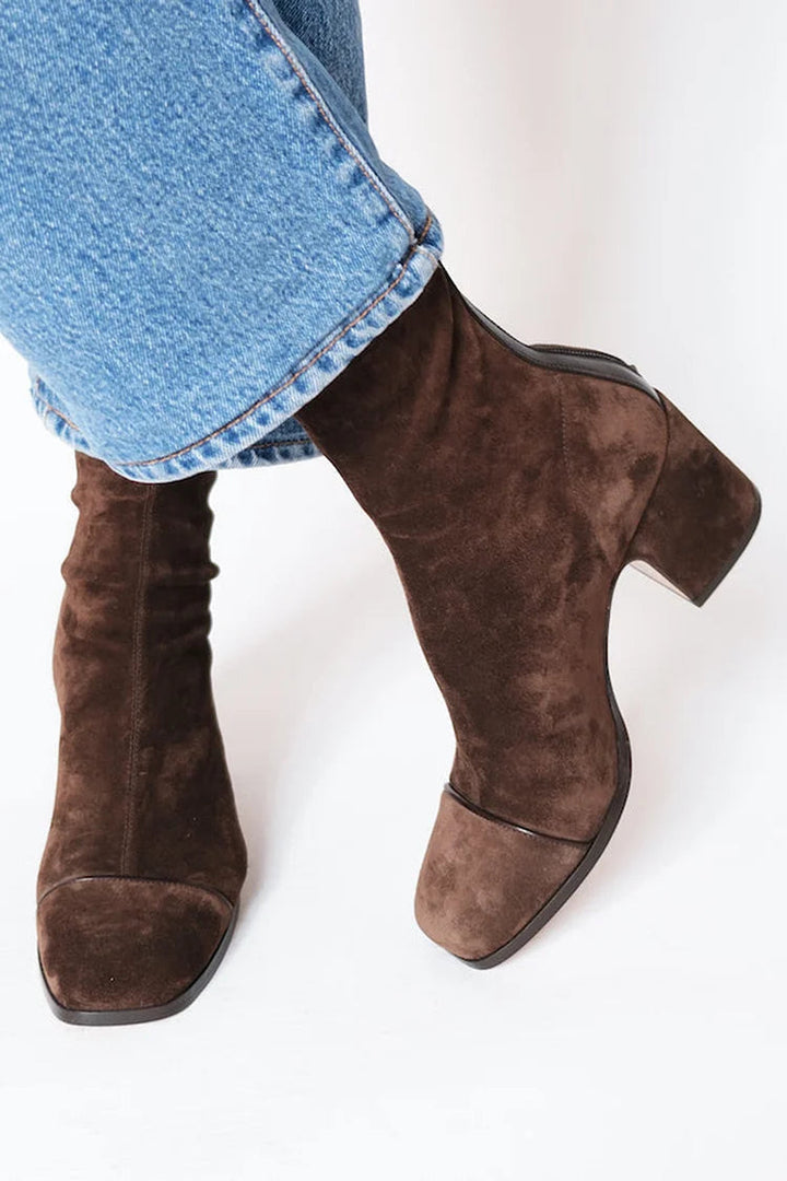 Seliana — Sculpted Square Heel Boots