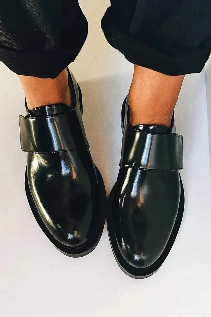 Ilaria – Glossy Leather Classic Loafers