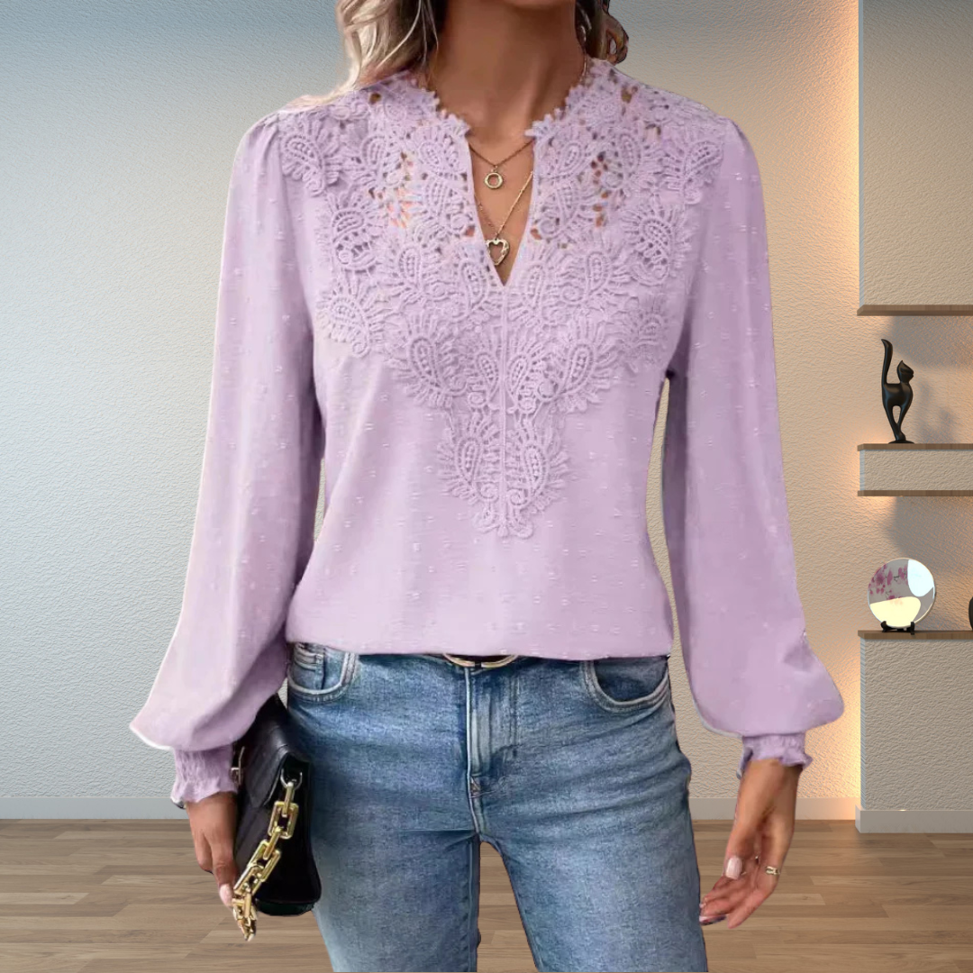 Lynelle – Lace Touch Sweater