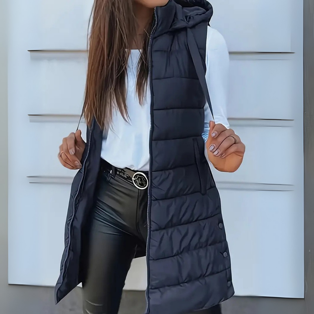 Raina – Sleeveless Puffer Vest