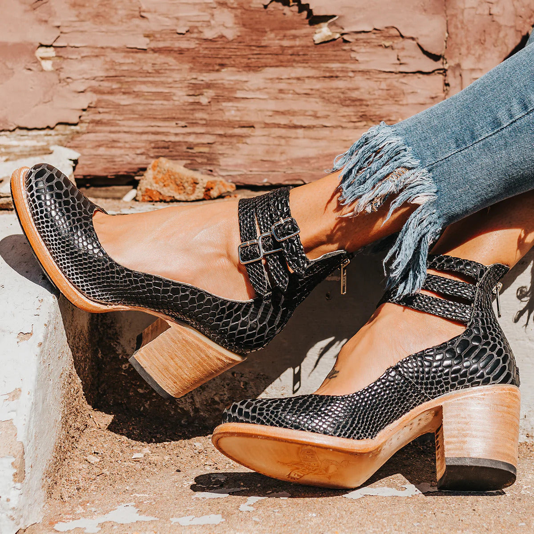 Sophie — Multi-Strap Comfort Heels
