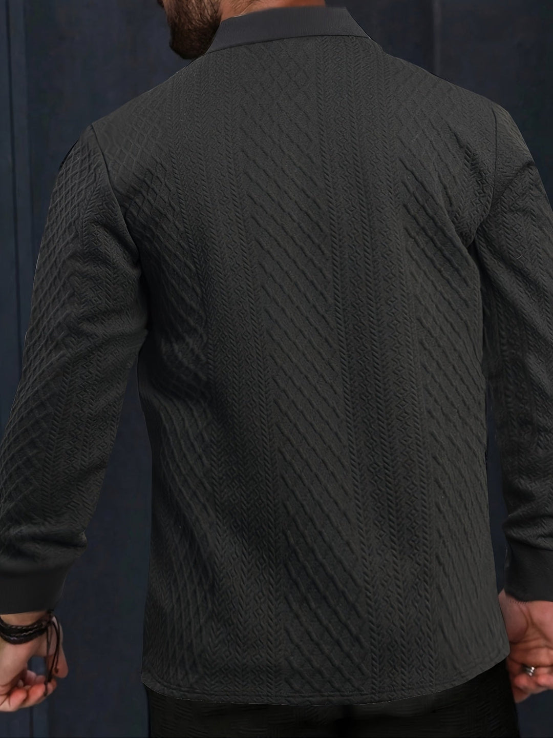 Zedrick — Signature Textured Knit Pullover