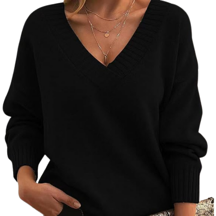 Lirra – Lightweight V-Neck Knit