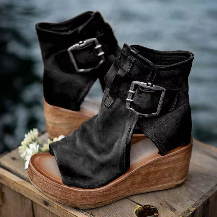 Brielle – Buckle Accent Sandals