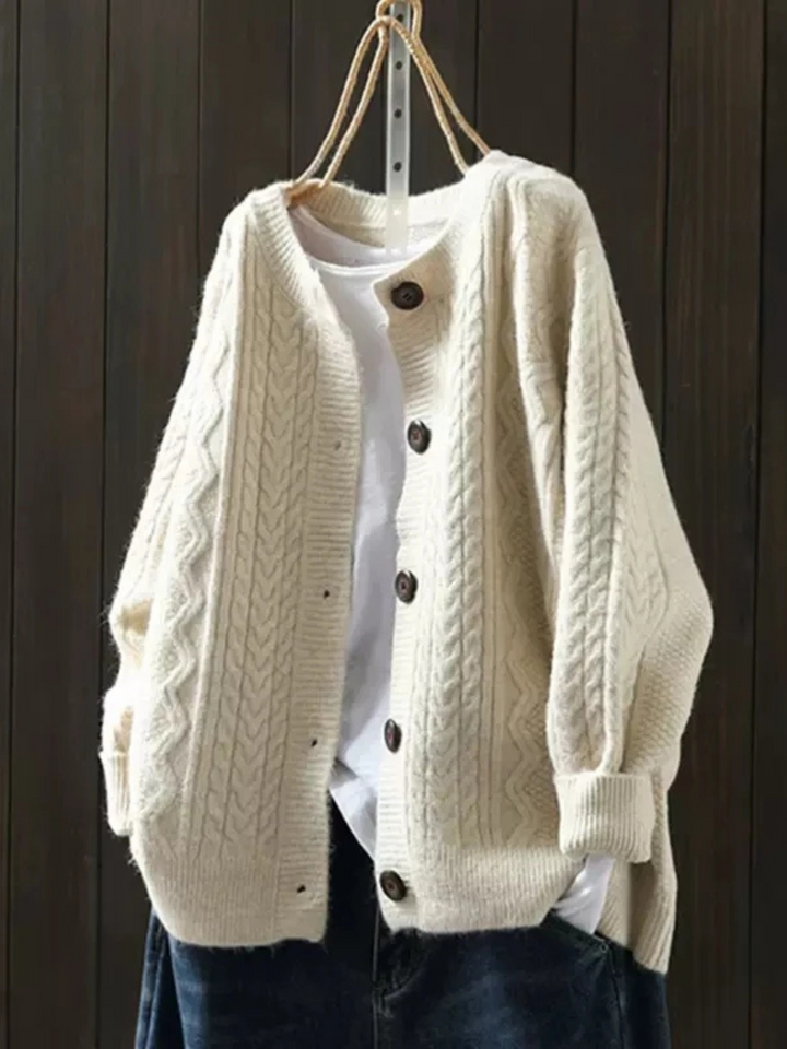 Lorayne – Cable Knit Cardigan