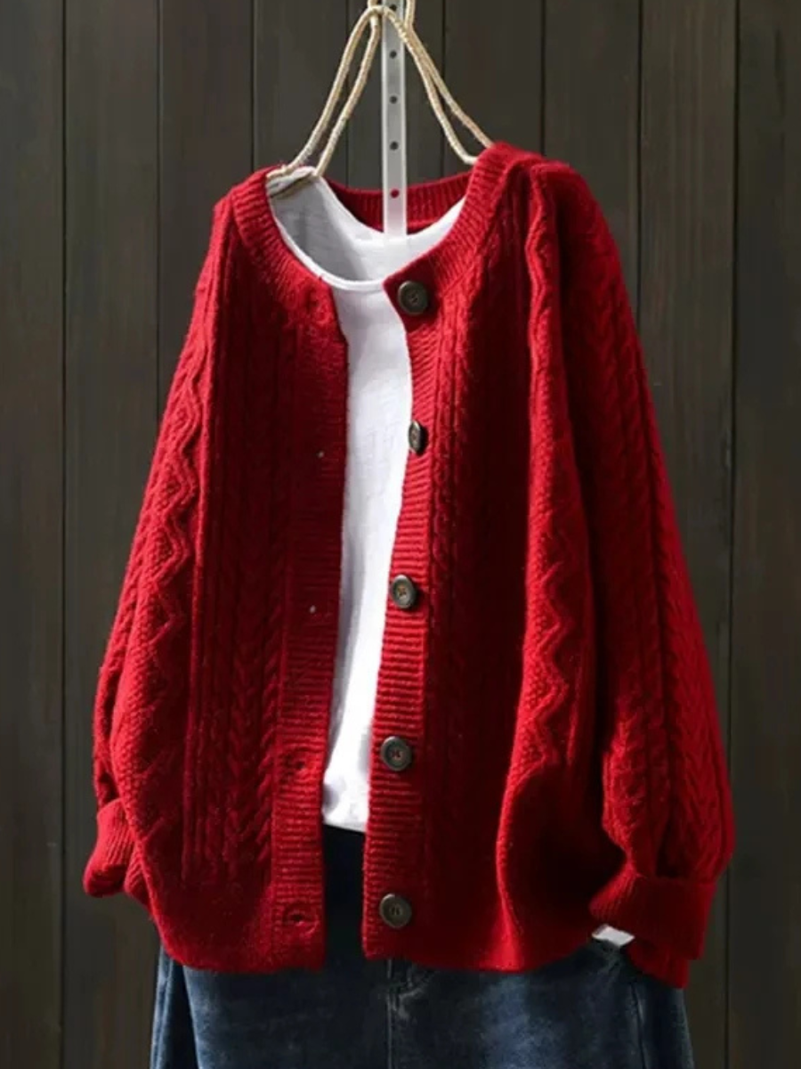 Lorayne – Cable Knit Cardigan