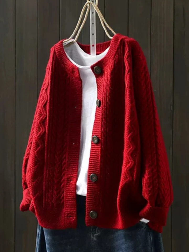 Lorayne – Cable Knit Cardigan