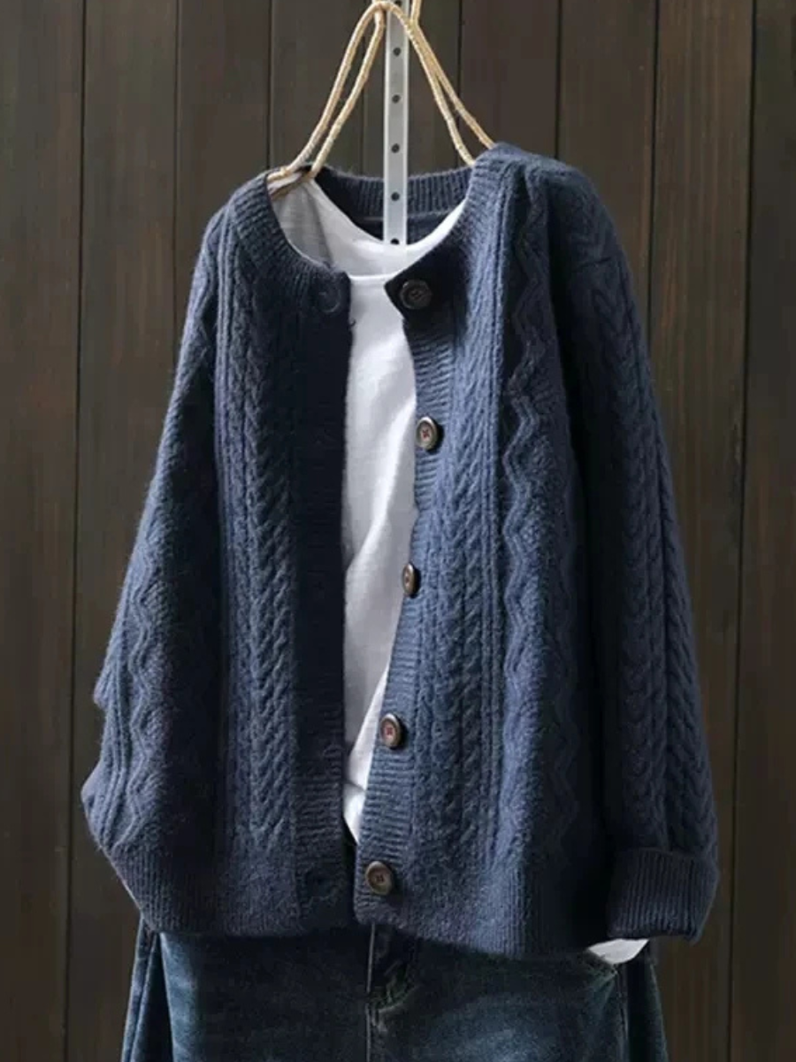 Lorayne – Cable Knit Cardigan