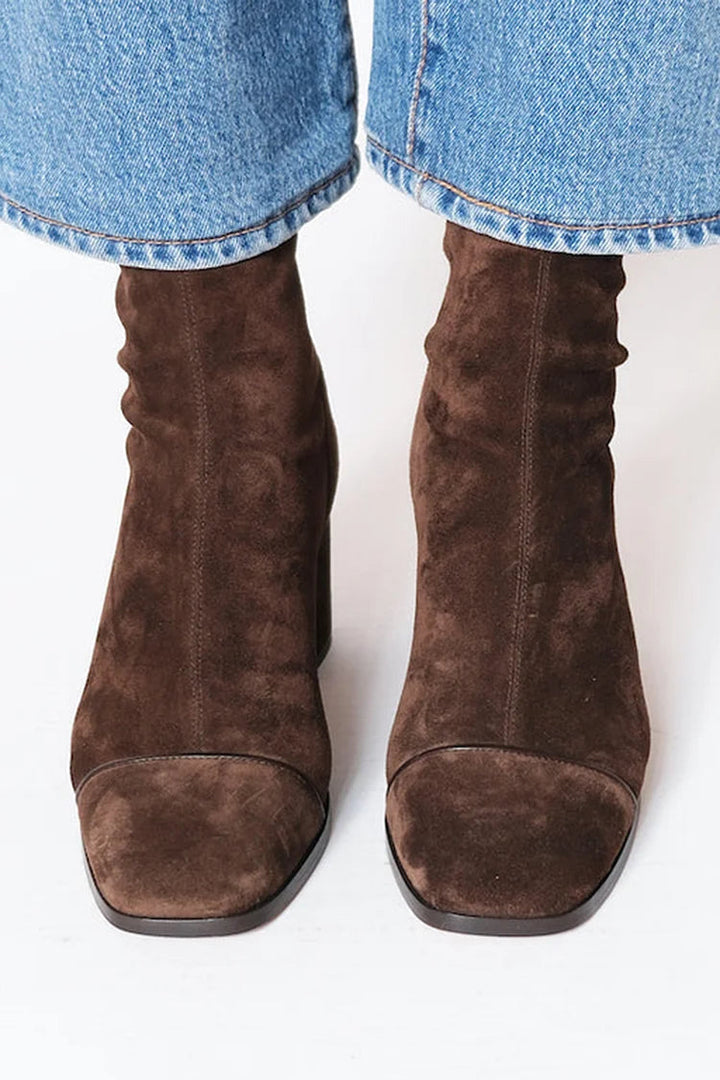 Seliana — Sculpted Square Heel Boots