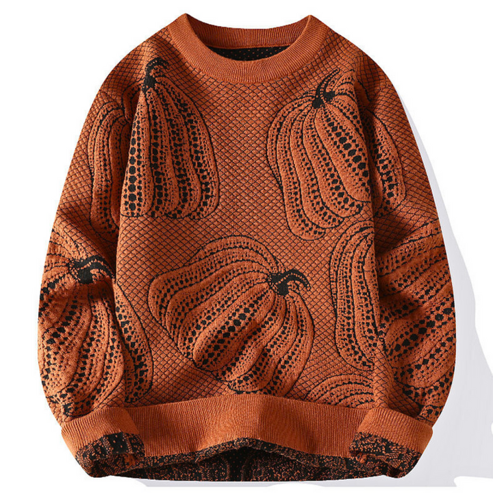 Zayden — Cool Pumpkin Graphic Knit