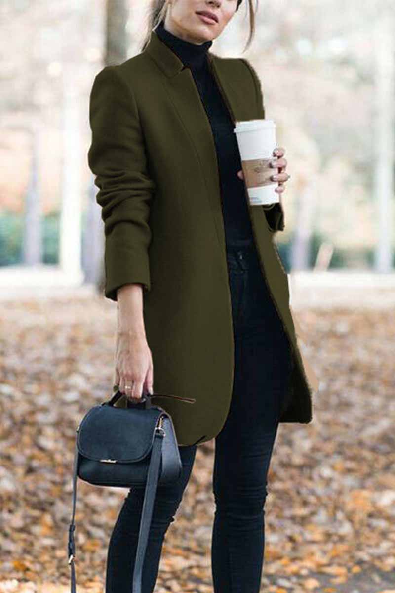 Eugenelle™ — Classic Wool Blend Coat