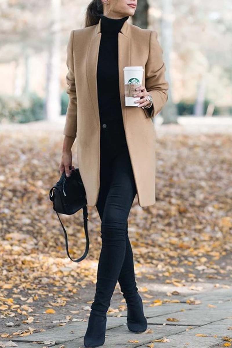Eugenelle™ — Classic Wool Blend Coat