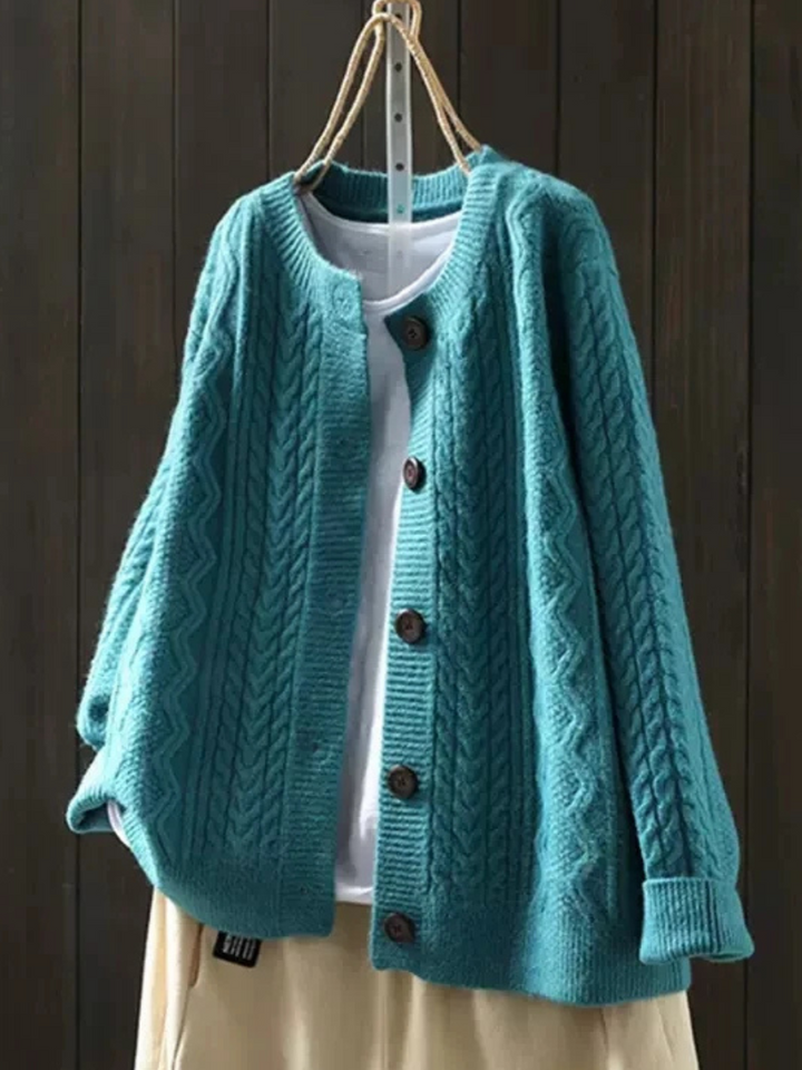 Lorayne – Cable Knit Cardigan