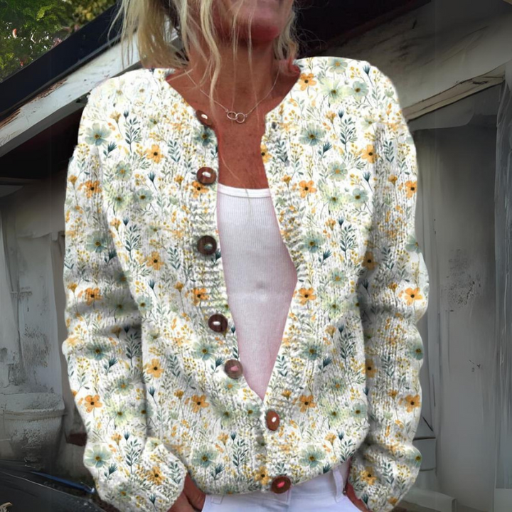 Esmeray – Floral Print Cardigan