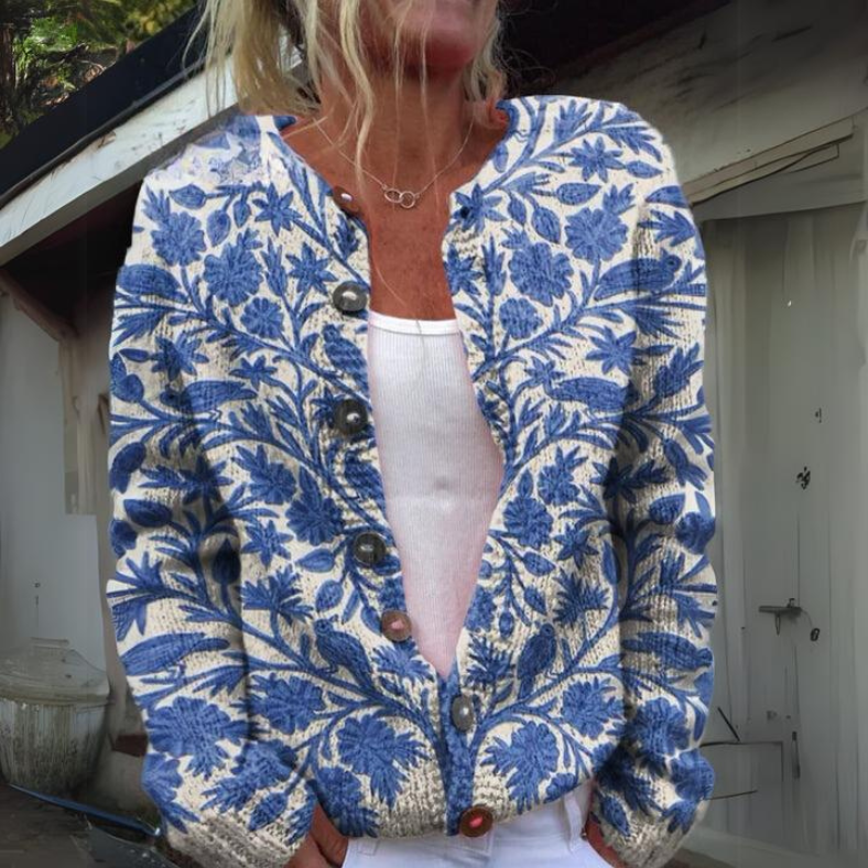 Esmeray – Floral Print Cardigan