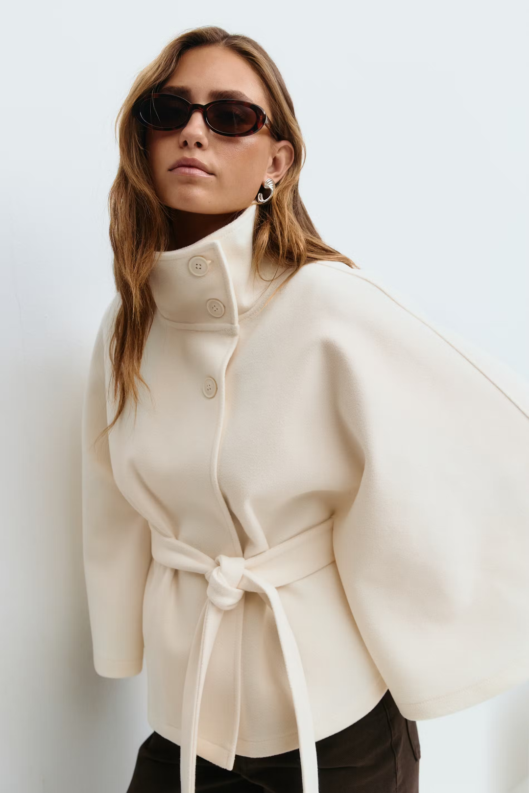 Thalienne™ — Elegant Women’s Belted Coat