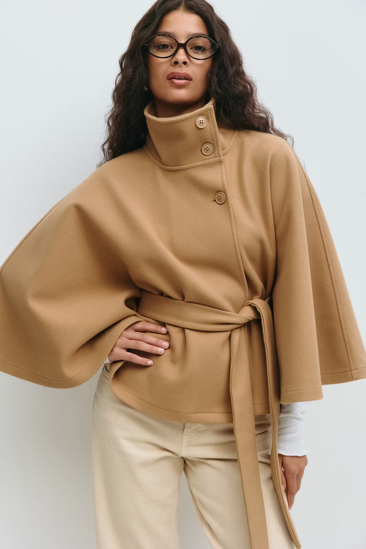 Thalienne™ — Elegant Women’s Belted Coat