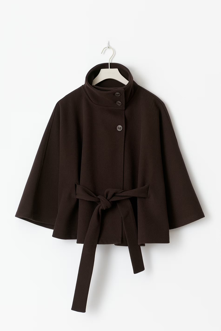 Thalienne™ — Elegant Women’s Belted Coat