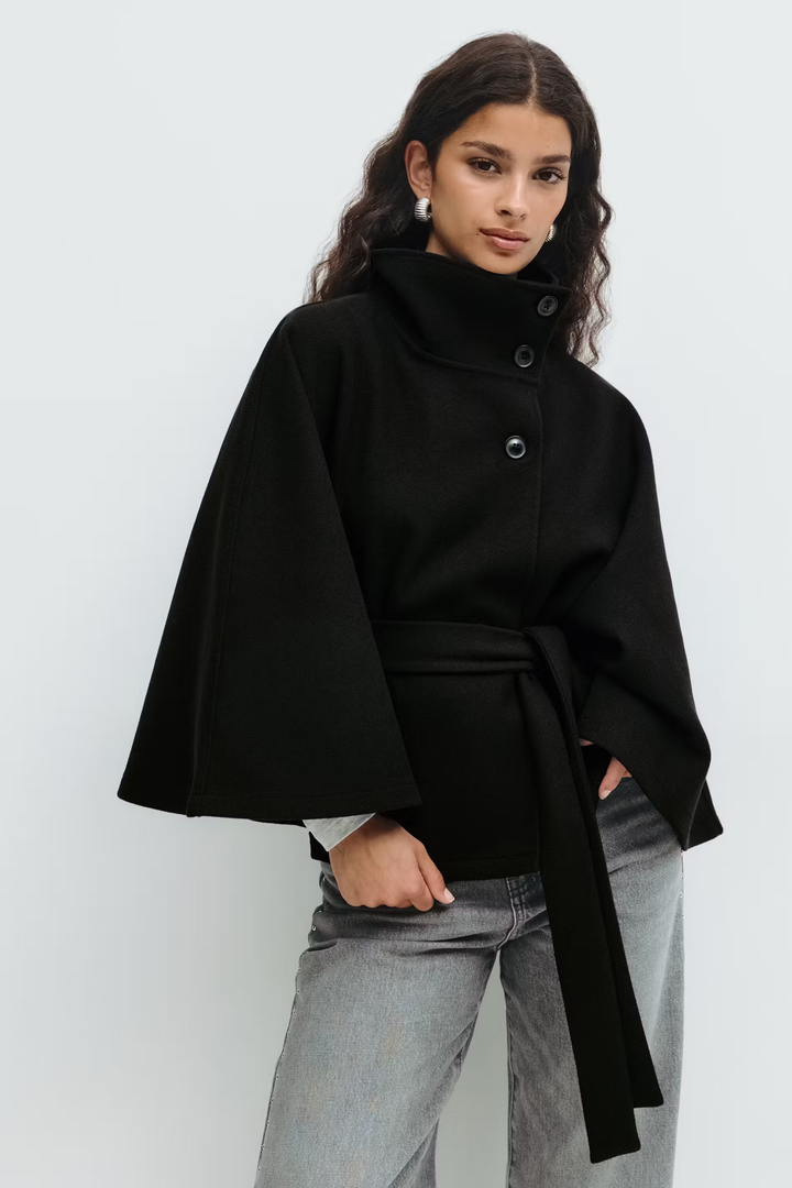 Thalienne™ — Elegant Women’s Belted Coat