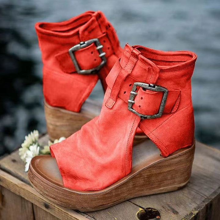 Brielle – Buckle Accent Sandals
