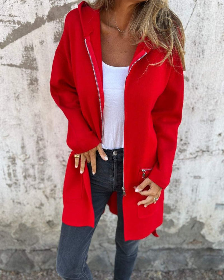 Venyra™ — Longline Zip Cardigan