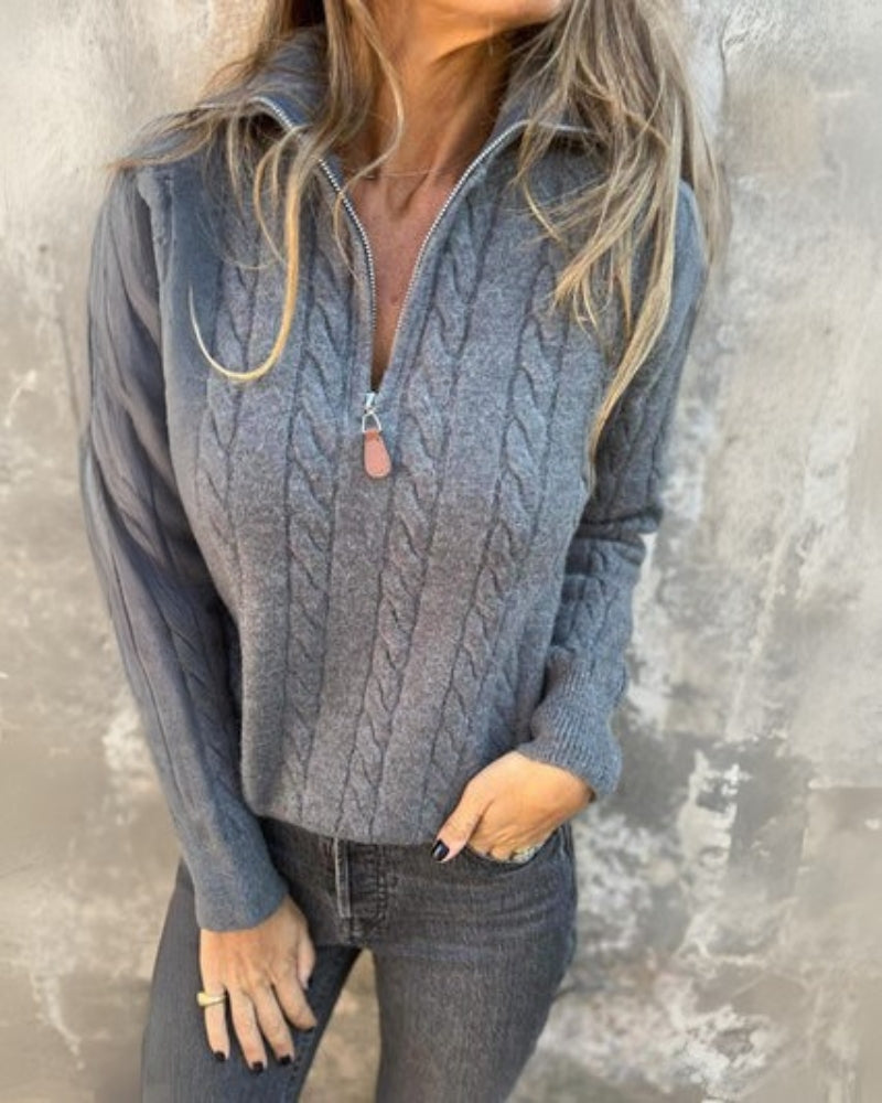 Rosalynn™ — Half-Zip Knit Pullover