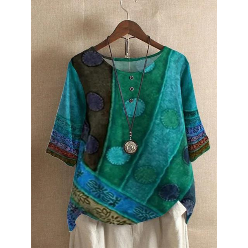 Esmeray – Colorful Boho Top