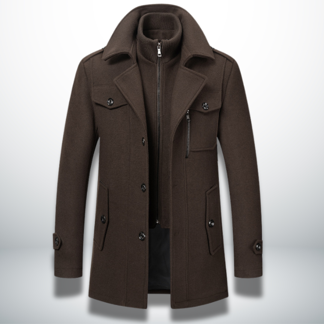 Ethan™ - Classic Wool Overcoat