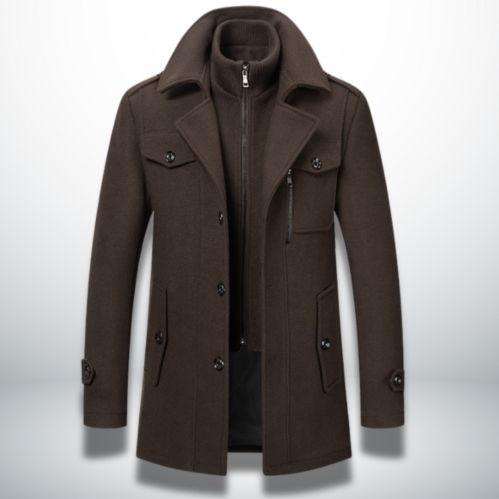 Ethan™ - Classic Wool Overcoat