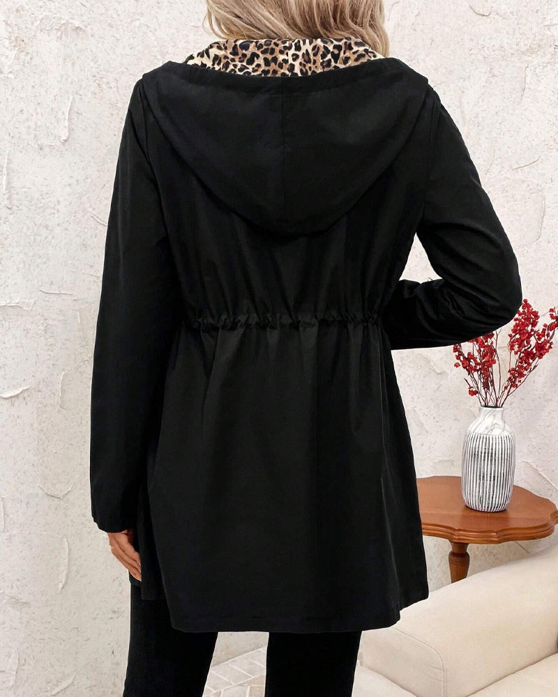 Tessaly™ – Reversible Leopard Hooded Coat