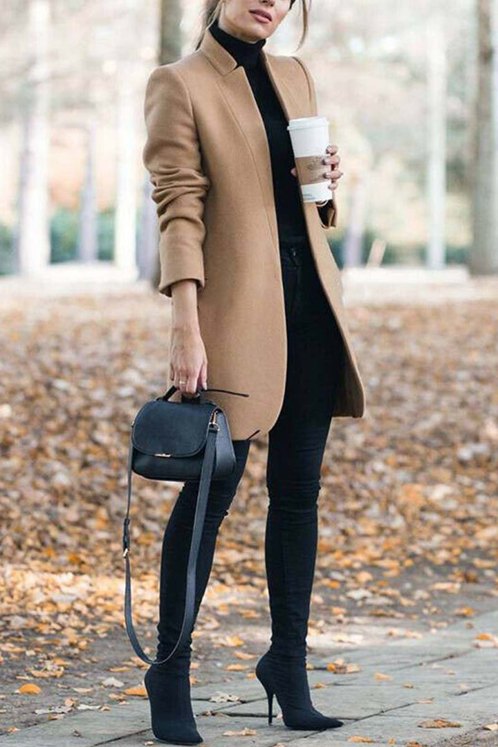 Eugenelle™ — Classic Wool Blend Coat