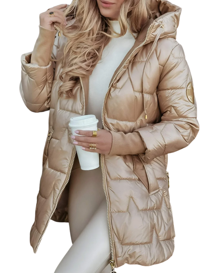 Sorvielle™ — Hooded Puffer Coat