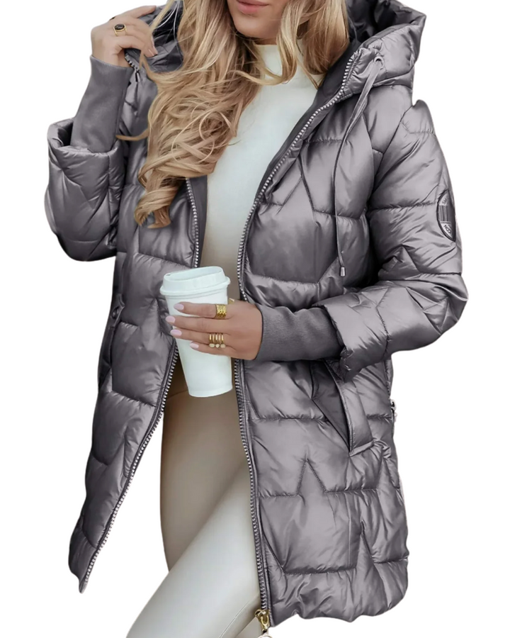Sorvielle™ — Hooded Puffer Coat