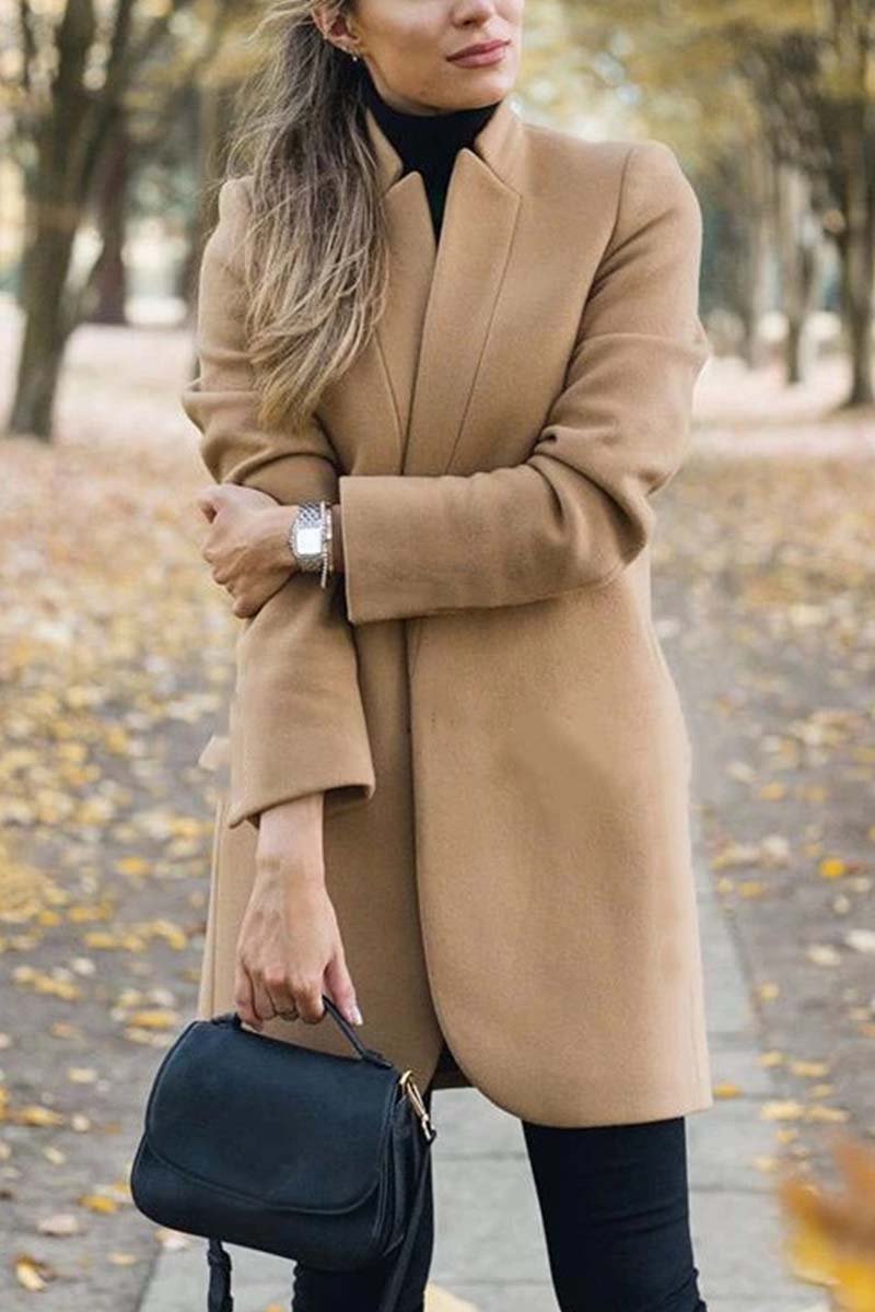 Eugenelle™ — Classic Wool Blend Coat