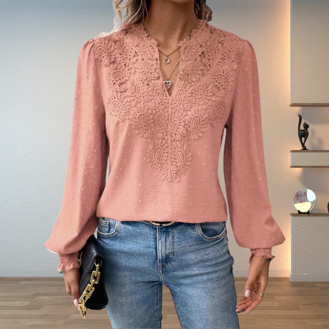 Lynelle – Lace Touch Sweater