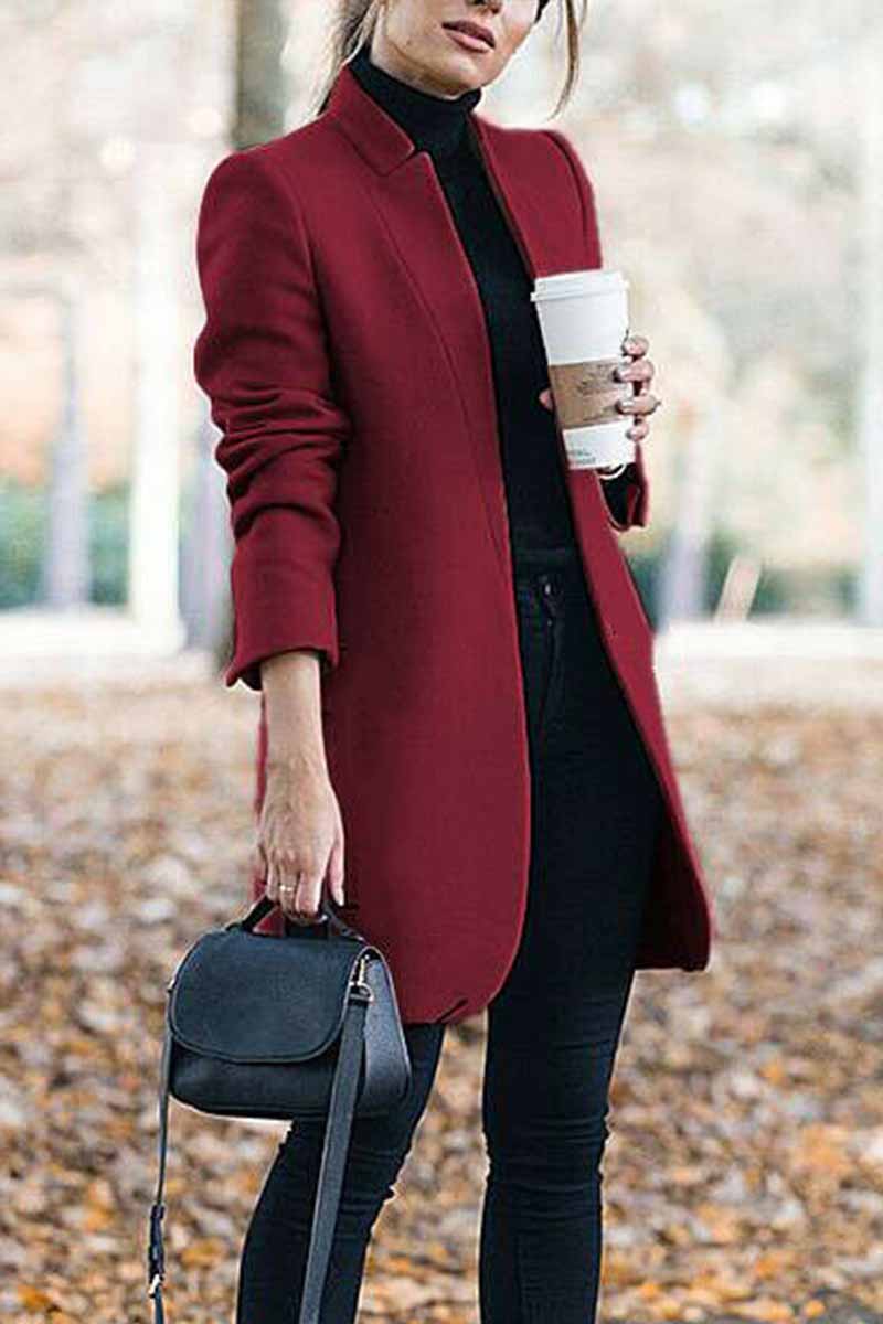 Eugenelle™ — Classic Wool Blend Coat