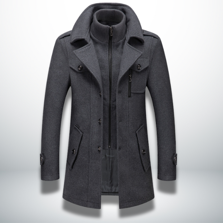 Ethan™ - Classic Wool Overcoat