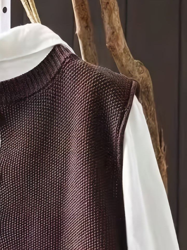 Melira – Button-Back Knit Vest