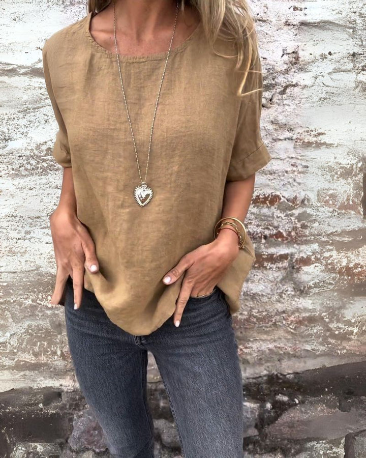 Novera™ — Relaxed Linen Tee