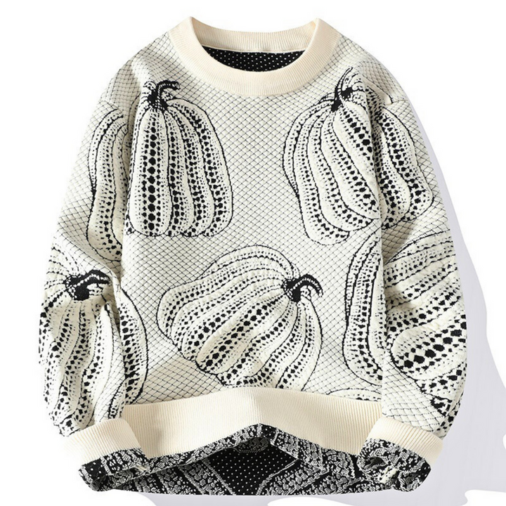 Zayden — Cool Pumpkin Graphic Knit