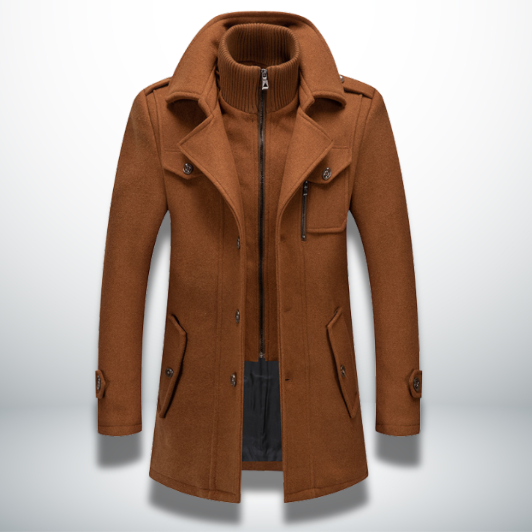 Ethan™ - Classic Wool Overcoat