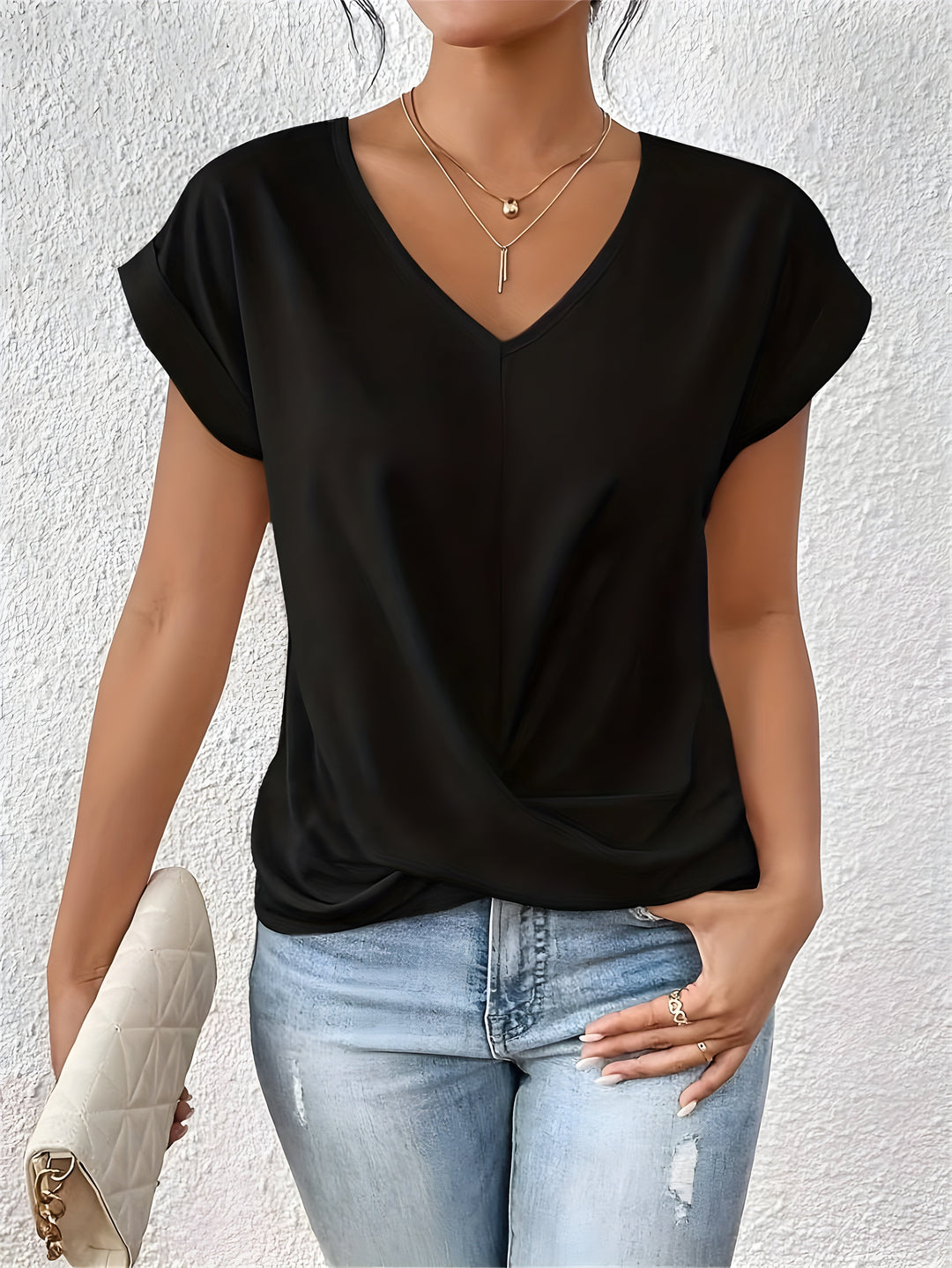 Saphira – Twist Front Top