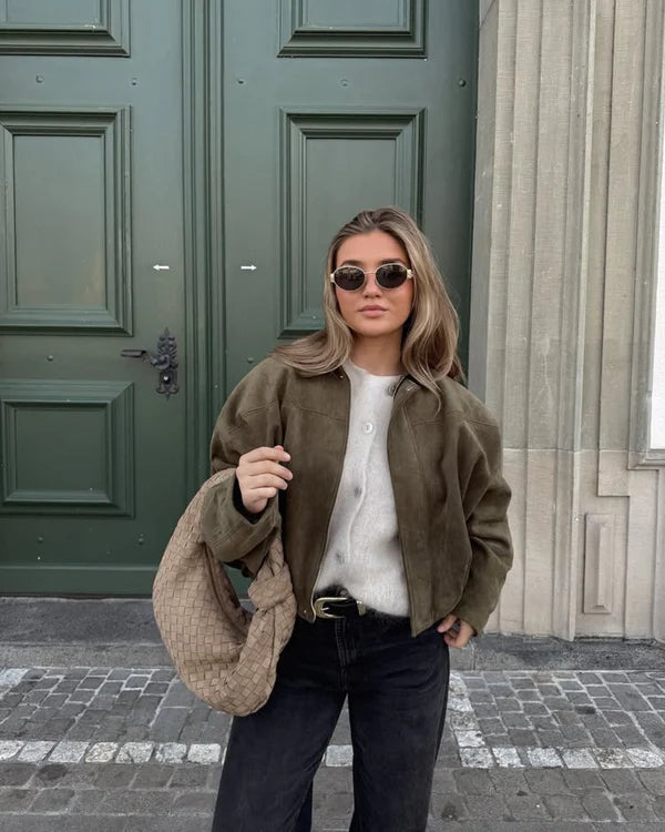 Kaelis – Suede Touch Bomber