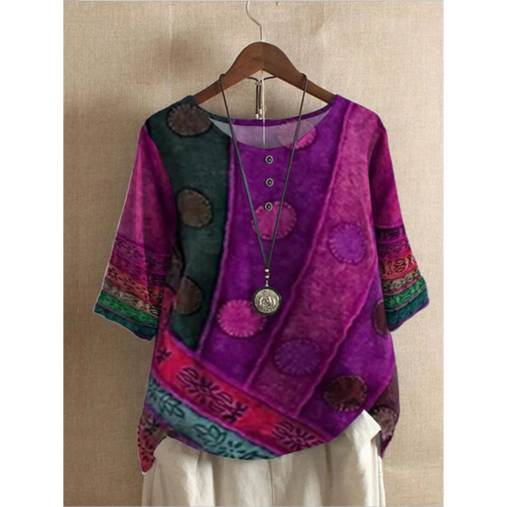 Esmeray – Colorful Boho Top