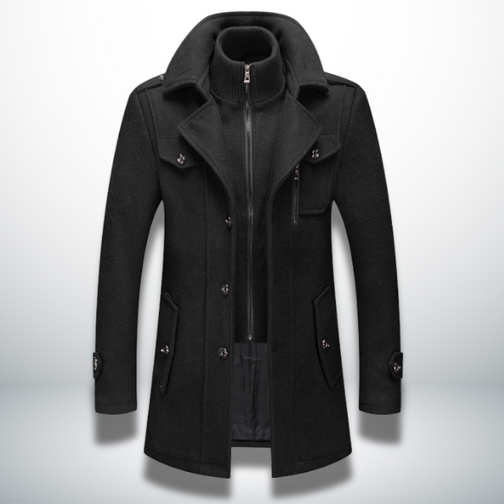 Ethan™ - Classic Wool Overcoat