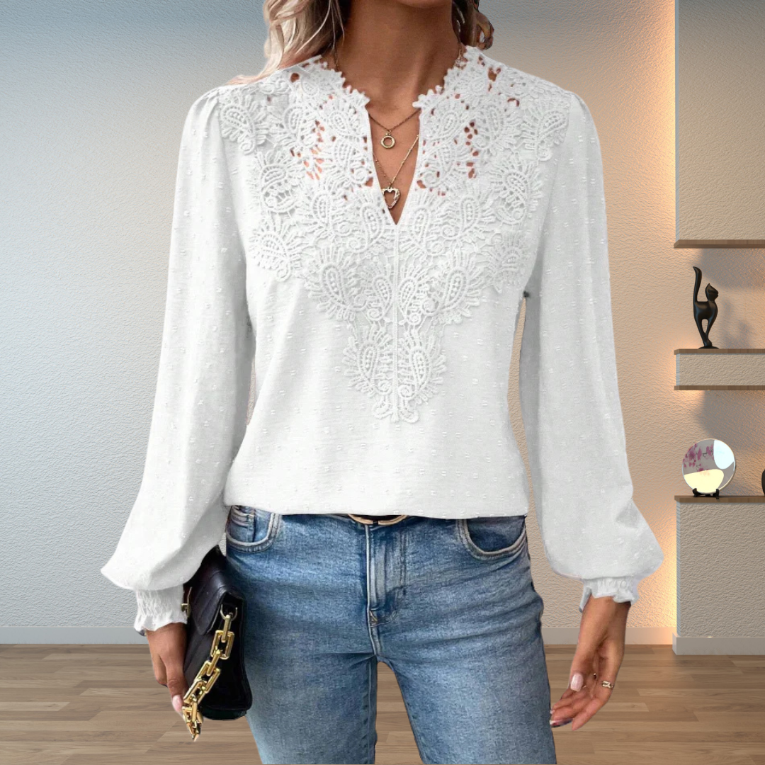 Lynelle – Lace Touch Sweater