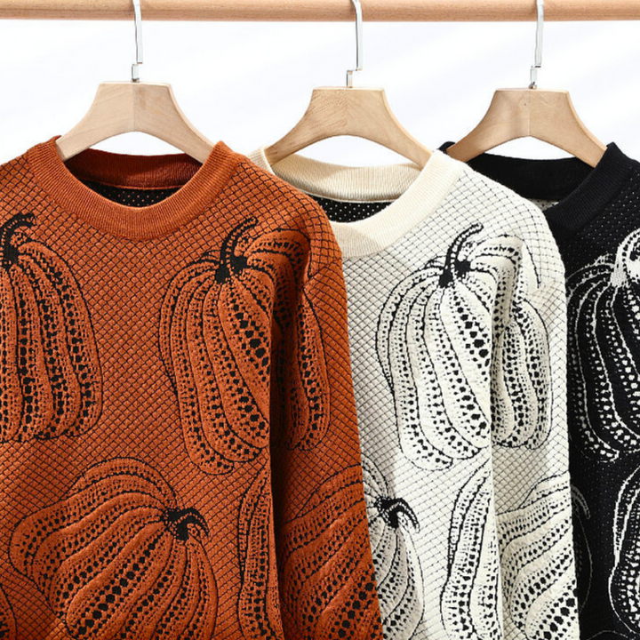 Zayden — Cool Pumpkin Graphic Knit